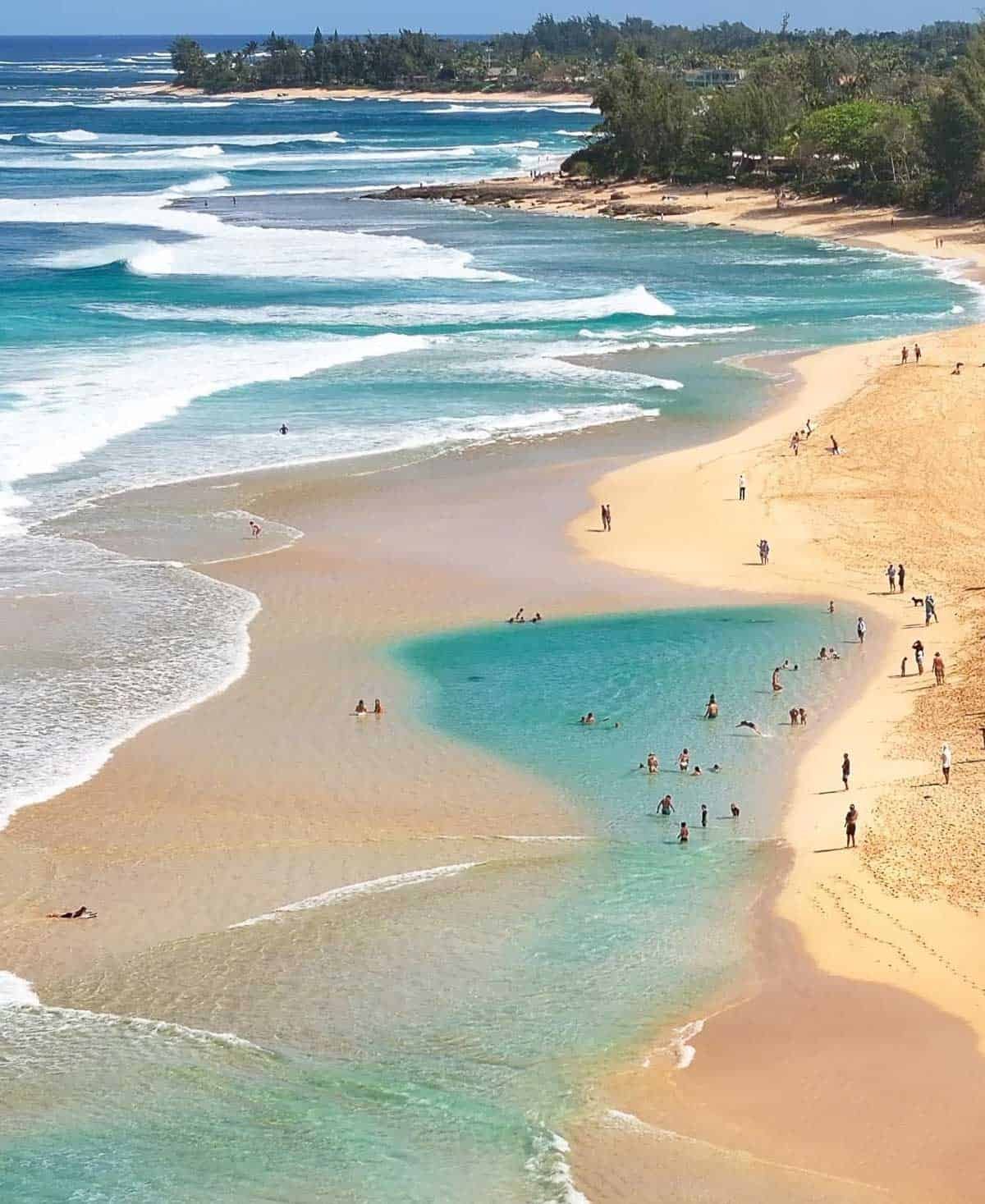 Tide pools, North Shore